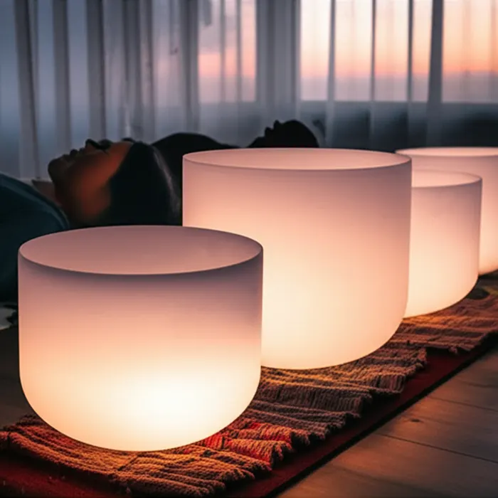 Crystal Singing Bowls Set